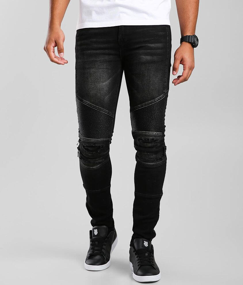 Cult of Individuality Punk Moto Skinny Jean front view