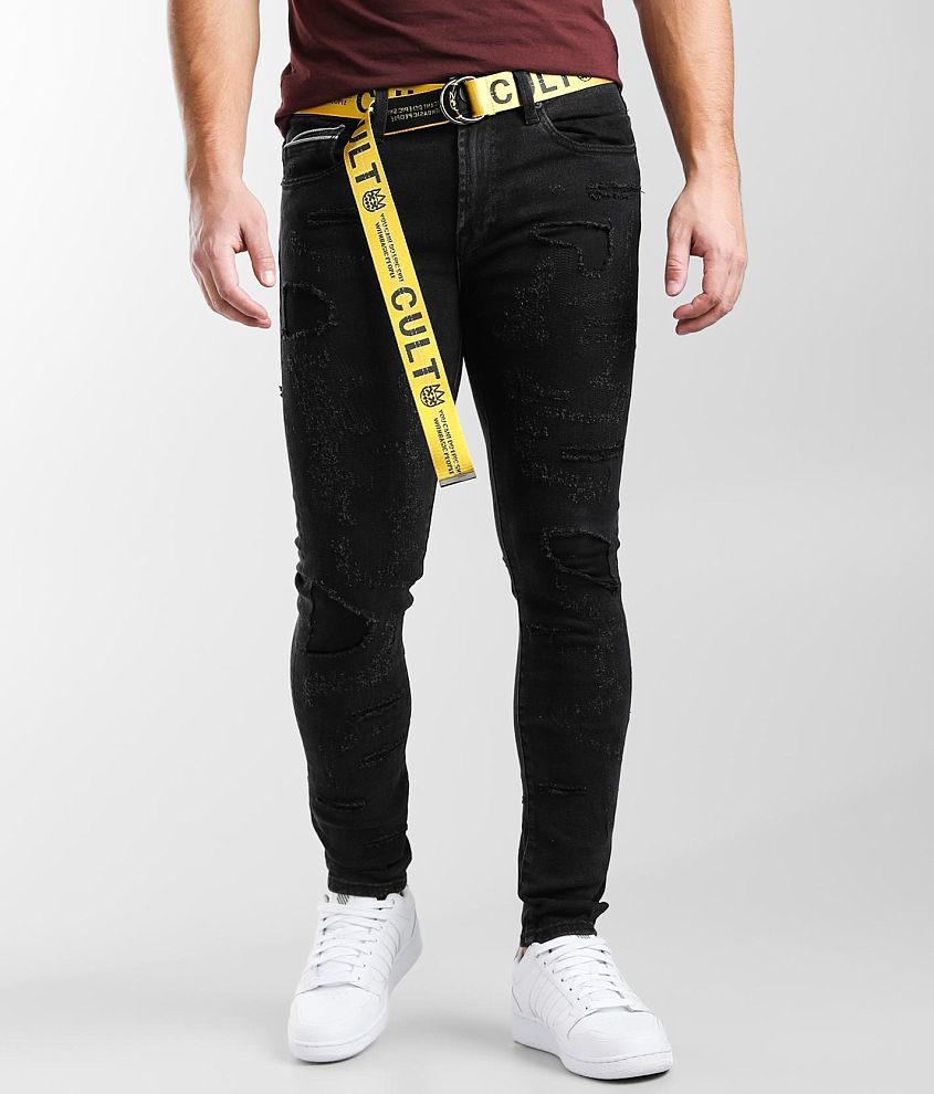 Cult of Individuality Punk Super Skinny Jean front view