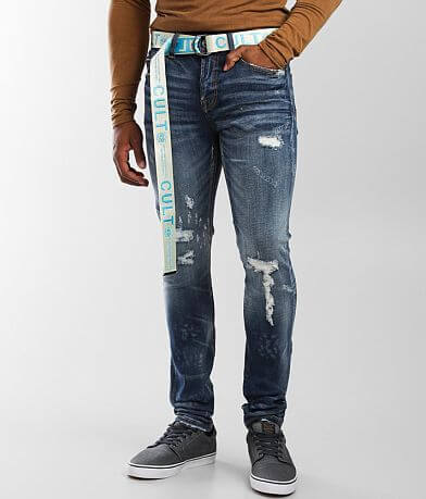 Cult of Individuality Punk Super Skinny Jean front view