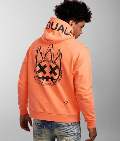 Cult of Individuality Neon Hooded Sweatshirt BACK