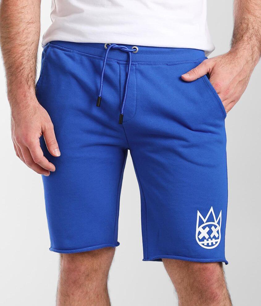 Cult of Individuality Surf Blue Sweatshort front view