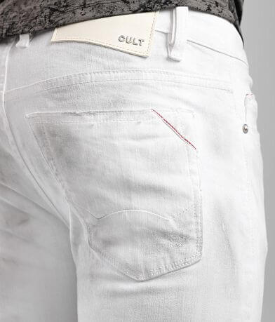 Cult of Individuality Punk Super Skinny Jean back pocket view