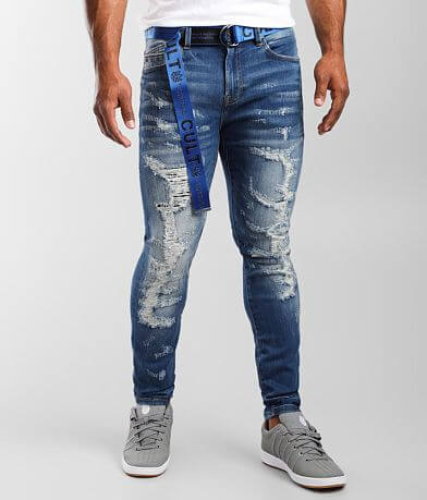 Cult of Individuality Punk Super Skinny Jean front view