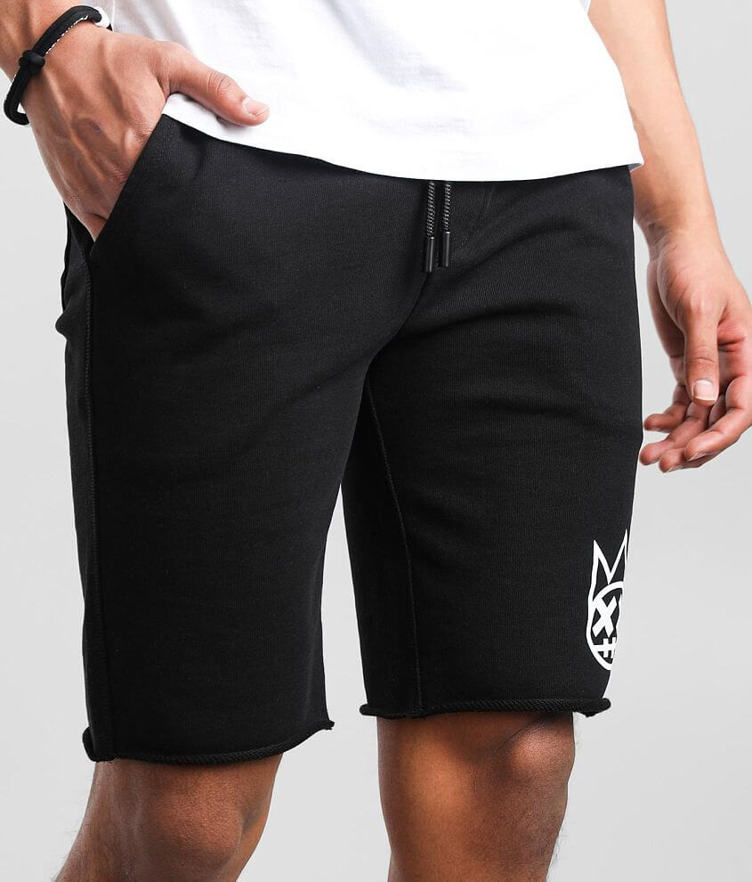 Cult of Individuality Black Sweatshort front view