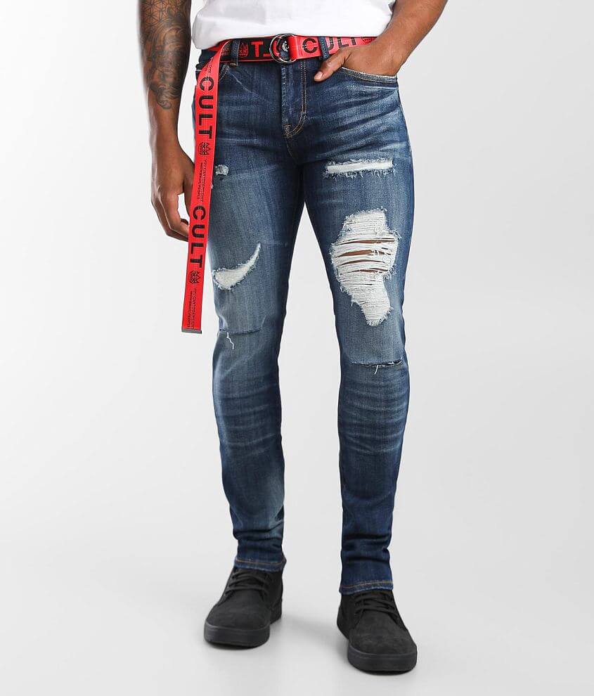 Cult of Individuality Punk Super Skinny Jean front view