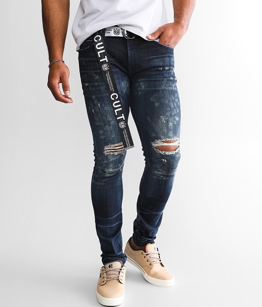 Cult of Individuality Punk Super Skinny Jean front view