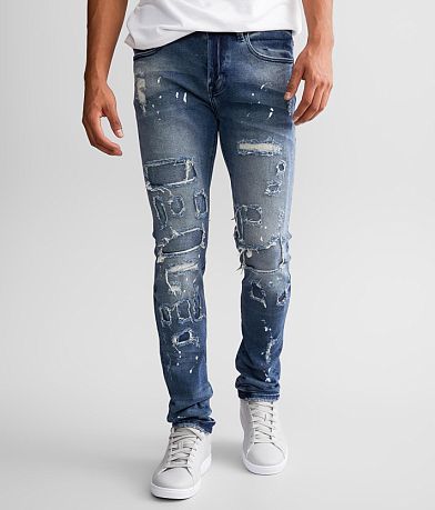 Cult of Individuality Punk Super Skinny Jean front view