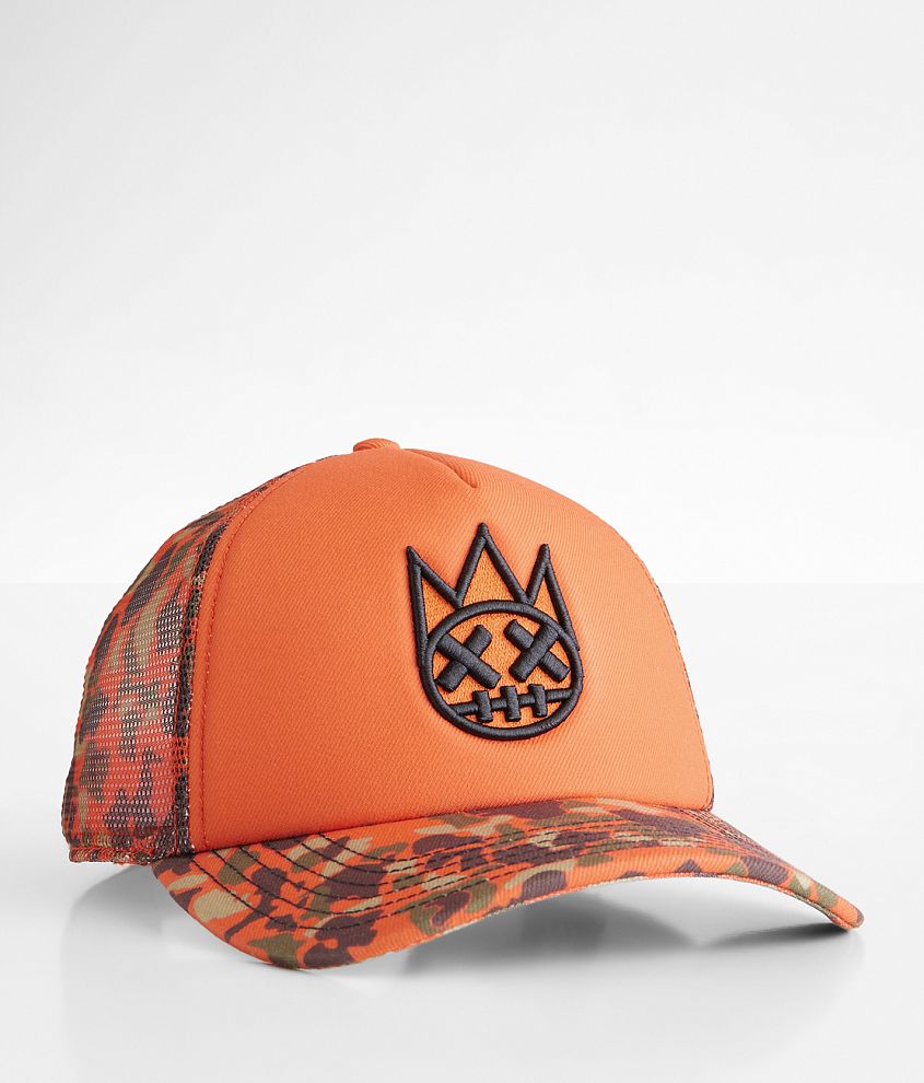 Cult of Individuality Camo Trucker Hat front view