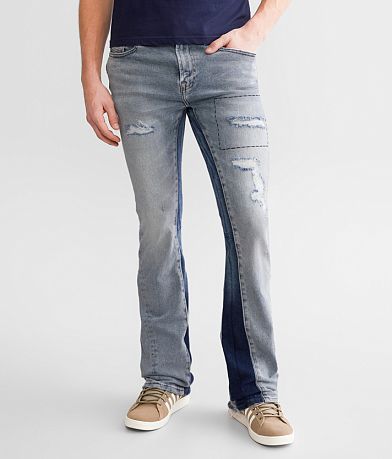Buckle Black Premium Men's Stretch Skinny Flex White Padded Jeans Fits  26x29