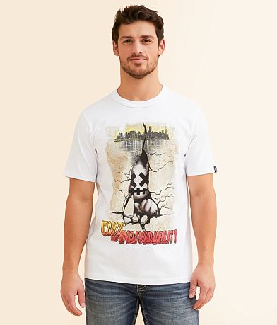 Cult of Individuality Cracked Wall T-Shirt front view