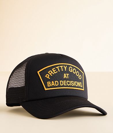Cult of Individuality Bad Decisions Trucker Hat front view