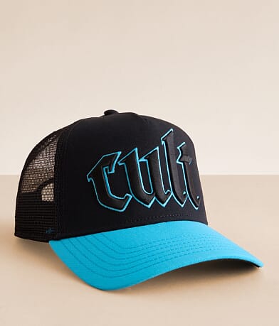 Cult of Individuality Old English Trucker Hat front view