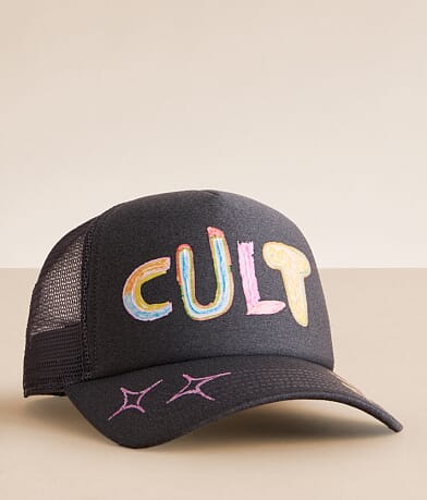 Cult of Individuality Hand Drawn Trucker Hat front view