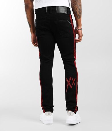 Cult of Individuality Punk Super Skinny Jean BACK