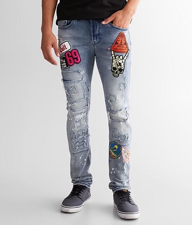 Cult of Individuality Punk Super Skinny Jean front view