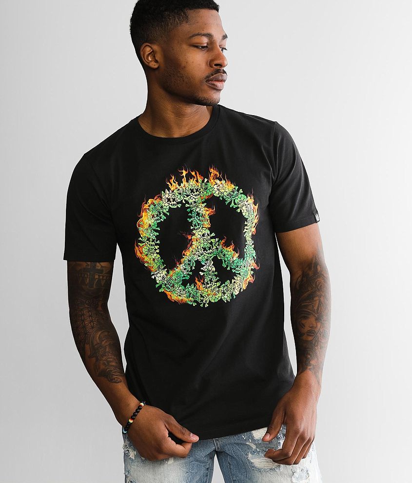 Peace sign outlet t shirt