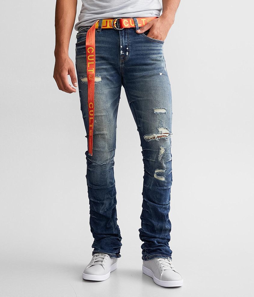 Cult of Individuality Hipster Nomad Stacked Jean front view