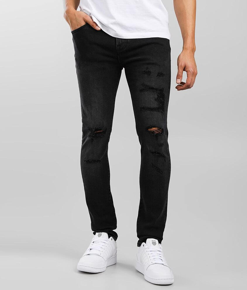 Cult of Individuality Punk Super Skinny Jean - Men's Jeans in Jet Black ...