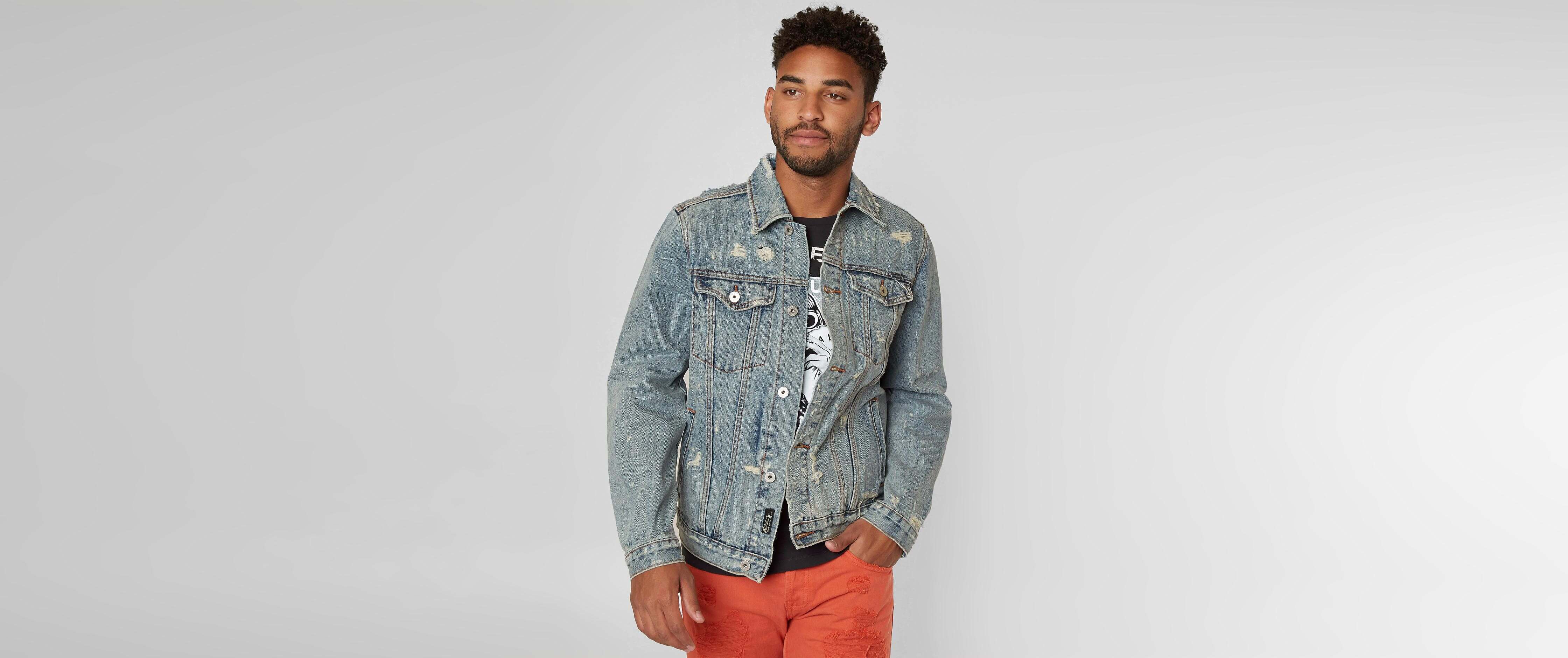 grunge denim jacket