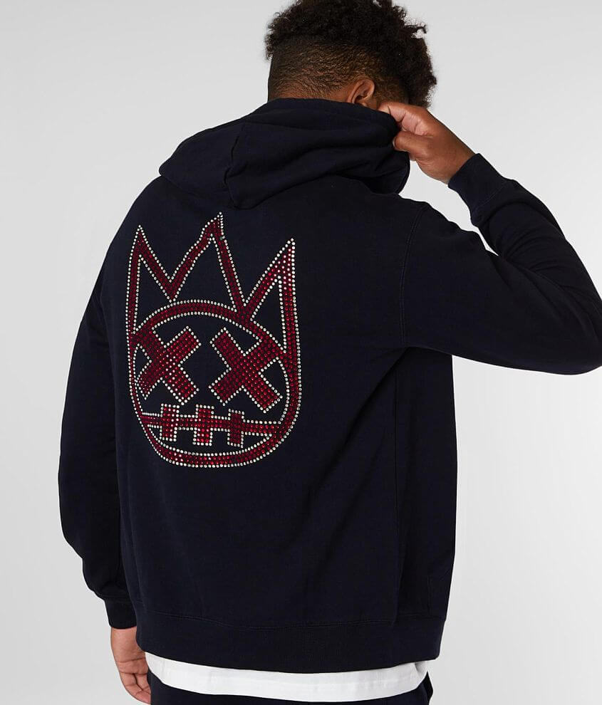 Cult of Individuality Crystal Hooded Sweatshirt front view