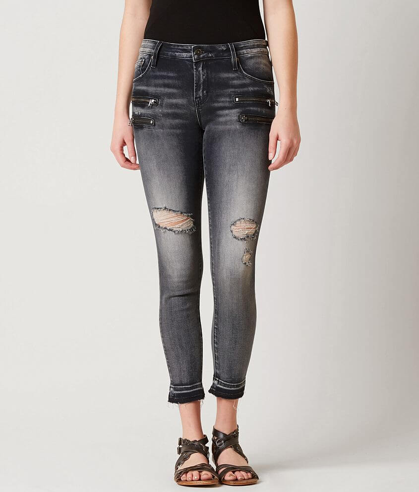 Cult of Individuality Skinny Stretch Cropped Jean front view