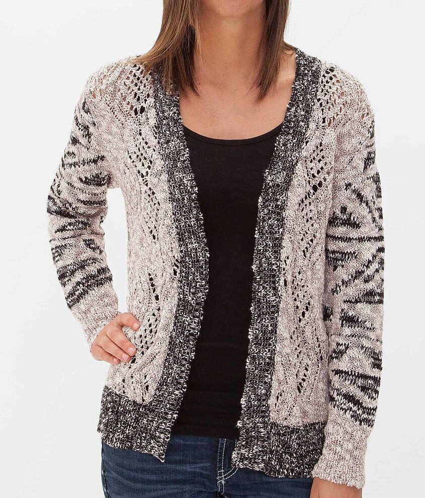 BKE Cardigan Sweater front view