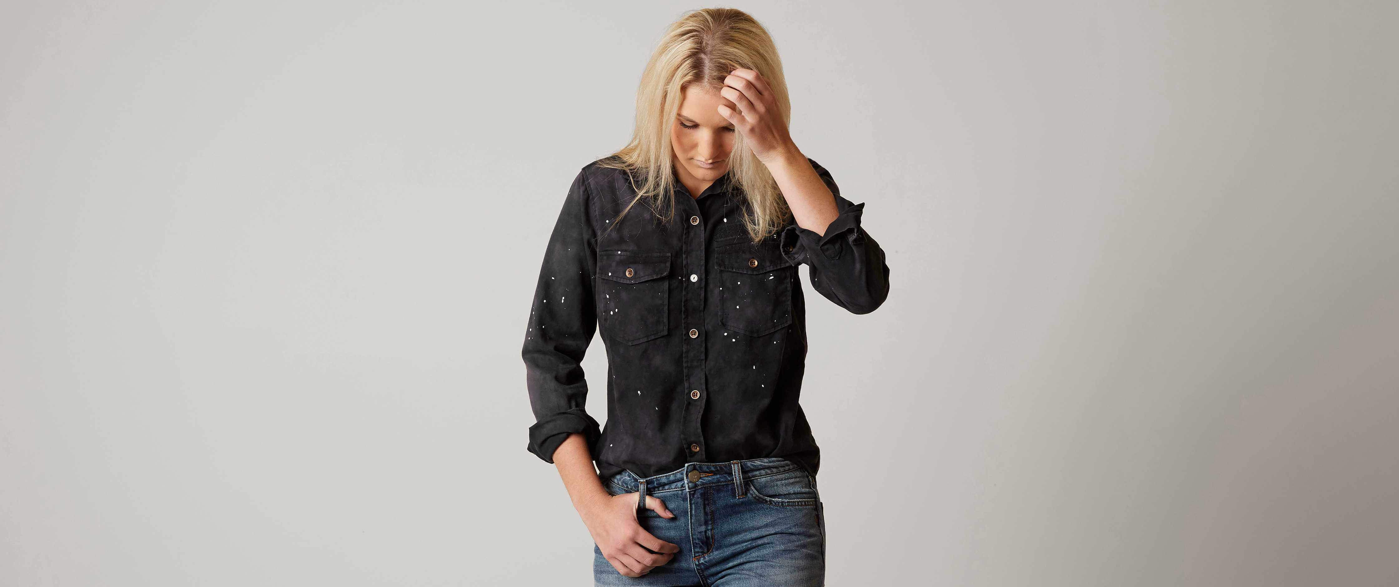 Image of Gilded Intent Paint Splatter Shirt