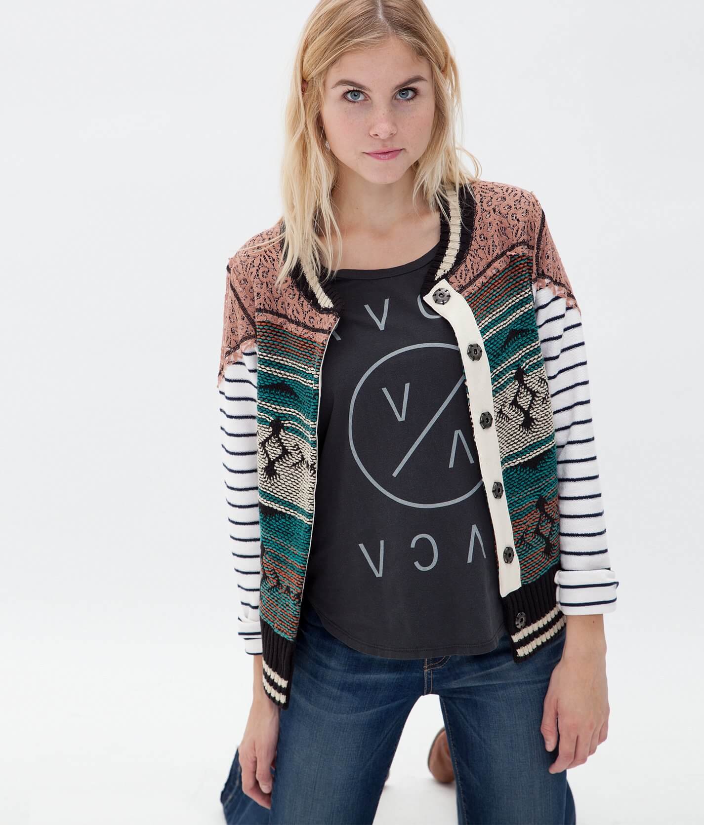 turquoise cardigan sweater womens
