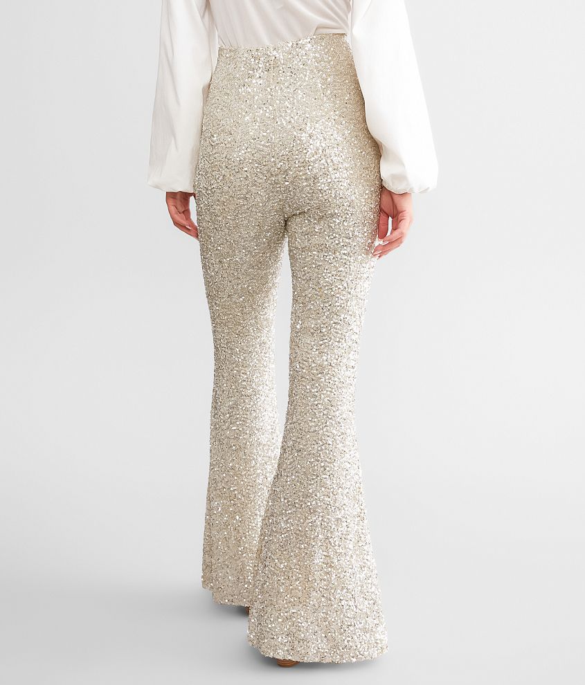 Sequin Flare Pant
