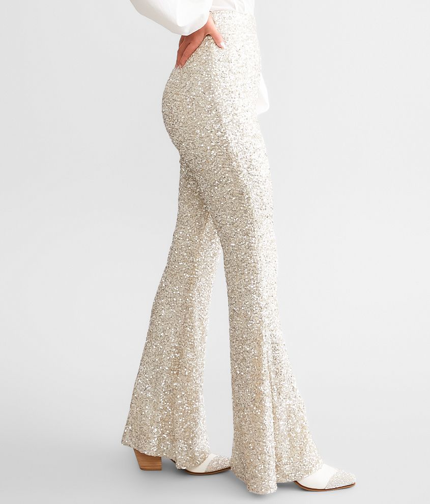 Sequin Flare Pant