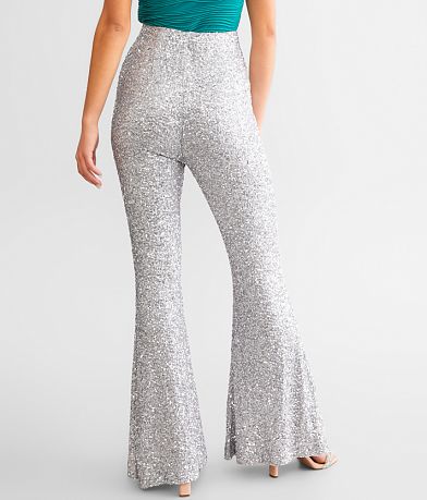 Hunter &amp; Brown Sequin Flare Pant BACK