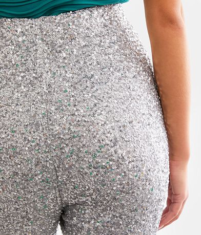 Hunter &amp; Brown Sequin Flare Pant BACK_POCKET