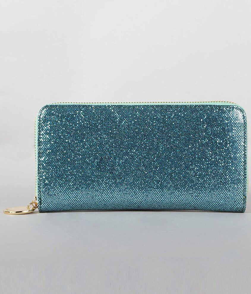 Deux Lux Glitter Wallet - Women's Accessories in Aqua