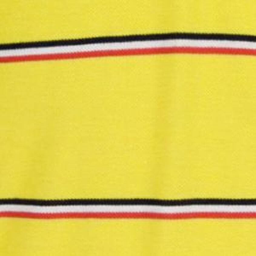Yellow Navy White Red