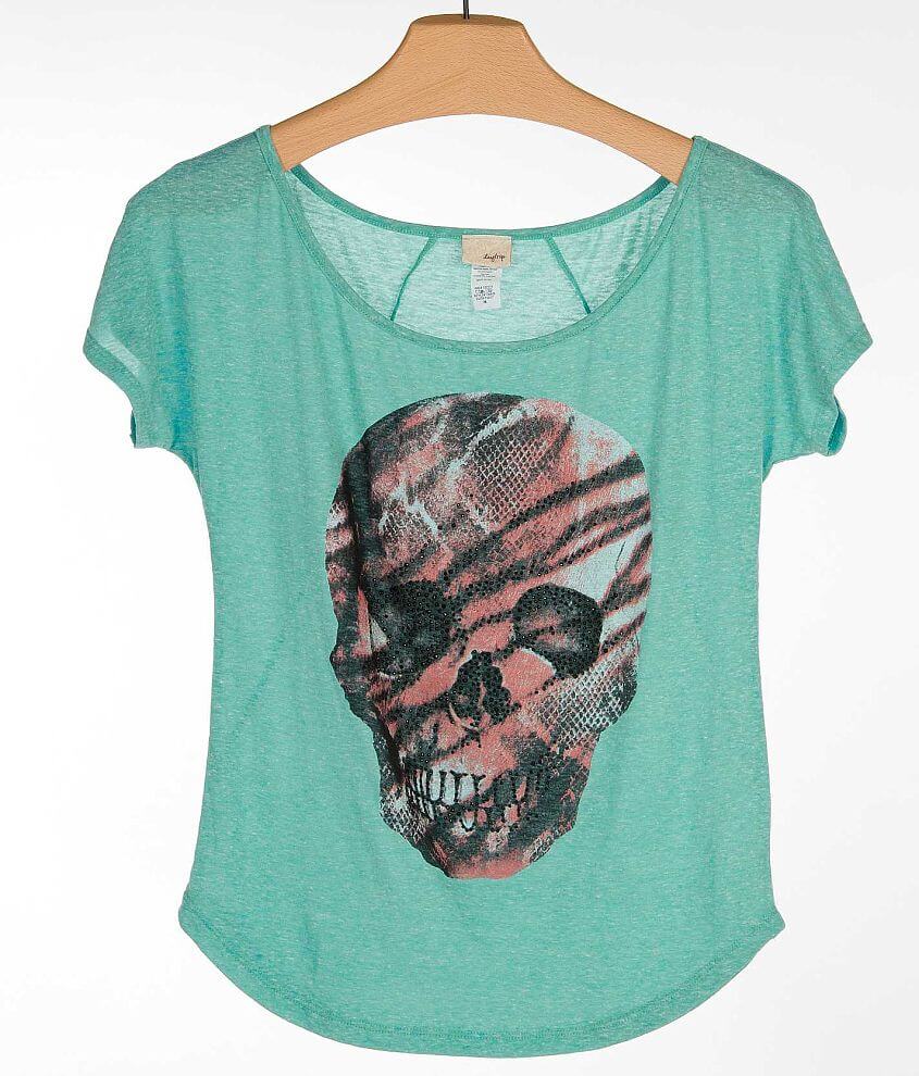 Daytrip Skull Top front view