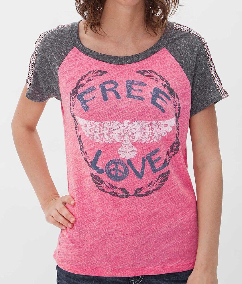 Daytrip Free Love T-Shirt front view