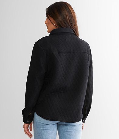 Love Tree Quilted Shacket BACK