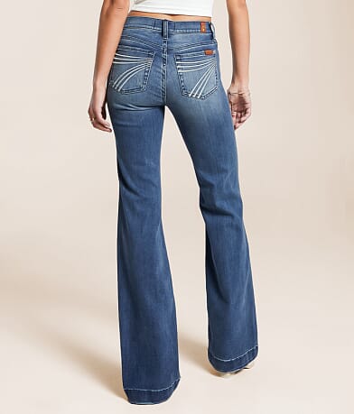 7 For All Mankind Dojo Trouser Stretch Jean back view