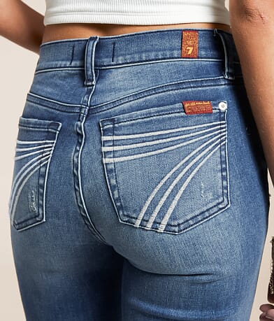 7 For All Mankind Dojo Trouser Stretch Jean back pocket view