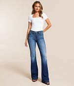 7 for all mankind 7U02644AU7IRO 関税送料込 7 For All Mankind Dojo Original Trouser Jean - Women's Jeans