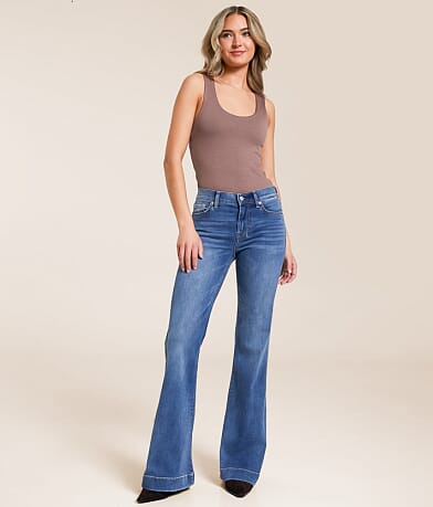 7 For All Mankind Dojo Tailorless Trouser Stretch Jean front view