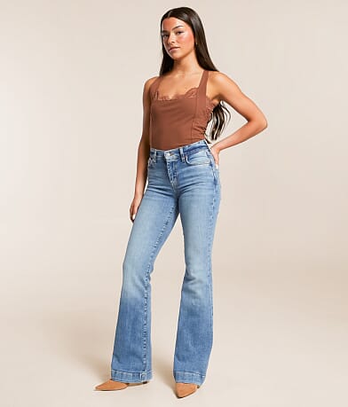 7 For All Mankind Dojo Tailorless Trouser Stretch Jean front view