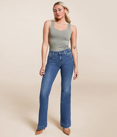 7 For All Mankind Dojo Tailorless Trouser Stretch Jean front view