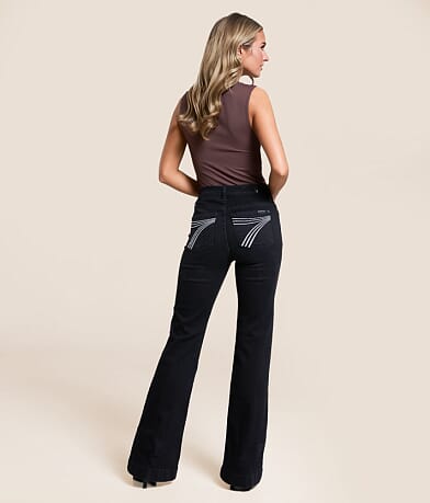 7 For All Mankind Dojo Tailorless Trouser Stretch Jean front view