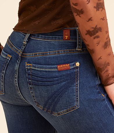7 For All Mankind Dojo Flare Trouser Stretch Jean BACK_POCKET