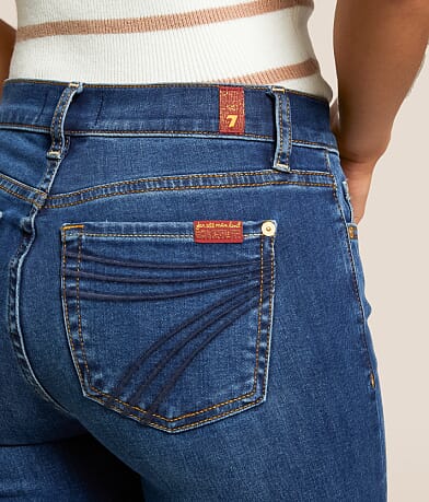 7 For All Mankind Dojo Flare Trouser Stretch Jean BACK_POCKET