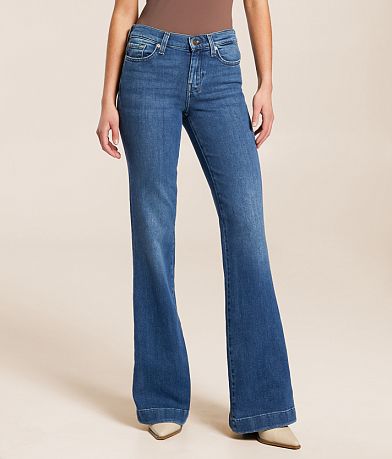 7 For All Mankind Dojo Tailorless Trouser Stretch Jean front view