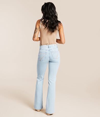 7 For All Mankind Dojo Tailorless Trouser Stretch Jean back view