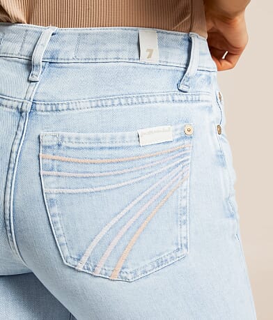 7 For All Mankind Dojo Tailorless Trouser Stretch Jean back pocket view