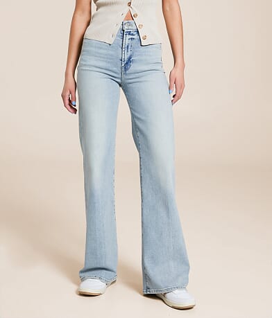 7 For All Mankind Luxe Vintage Jo Ultra High Wide Leg Jean front view